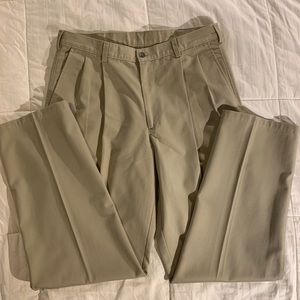 St Johns Bay Relaxed Fit, Flare Front Khakis